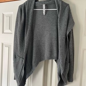 Lululemon gray sweater cardigan